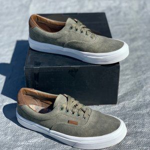 Mens Authentic Olive Green Vans